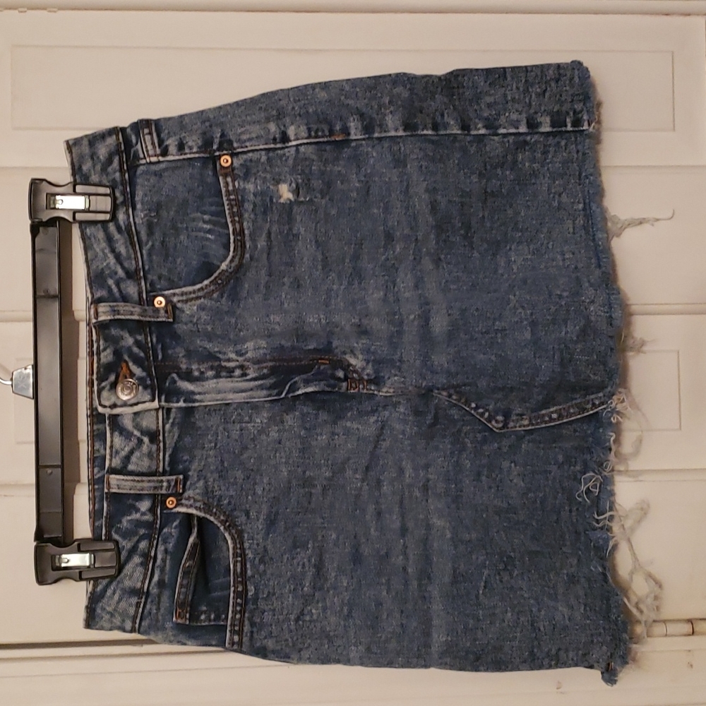 Jean skirt size small